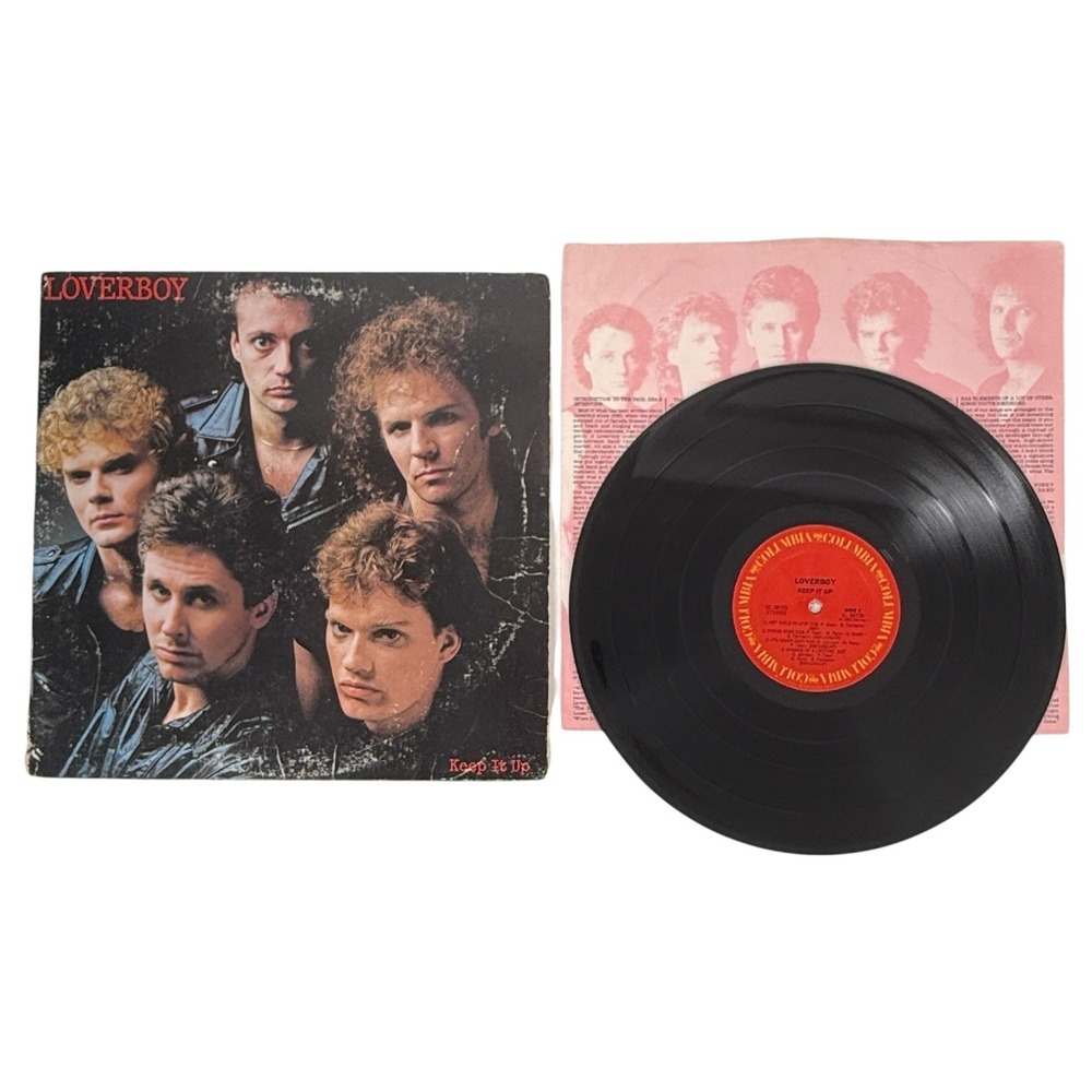 Loverboy Keep It Up Vinyl Record LP Album 1983 Rock QC 38703 Tested